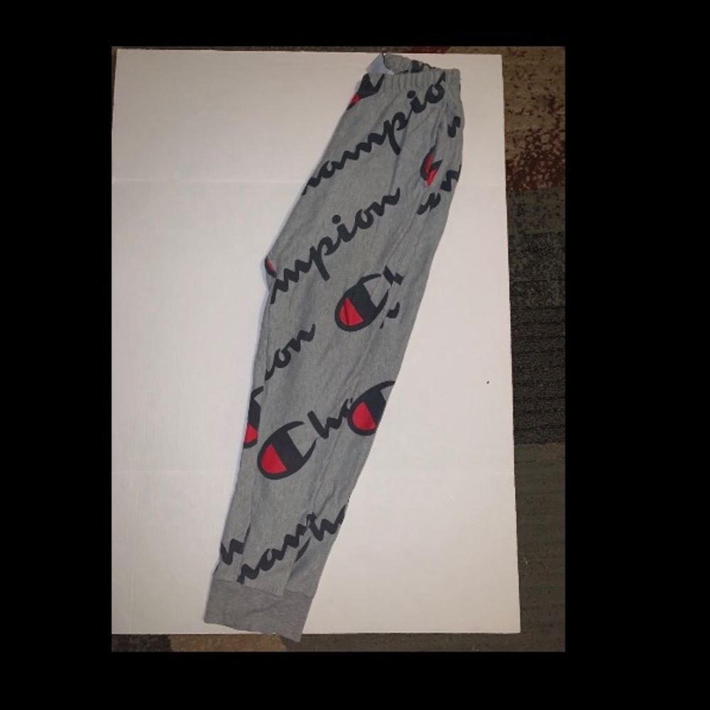 Champion all over print jogger sweatpants